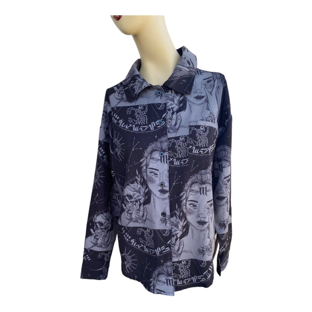 Romwe Astrology Horoscope Top Size XS